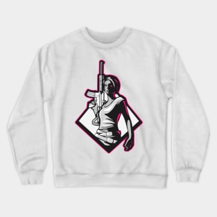 Gun Girl Crewneck Sweatshirt